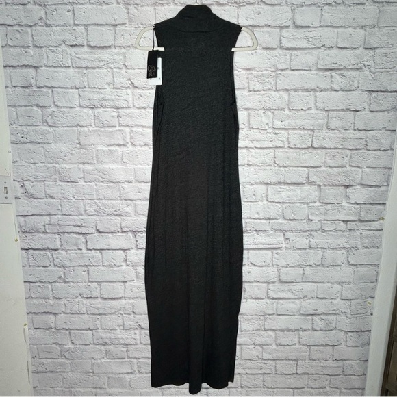NWT Chaser Turtle Neck Tank Maxi Dress With Side Slits - Picture 7 of 15